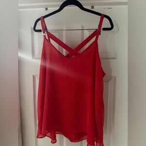 Torrid Red Strappy Camisole